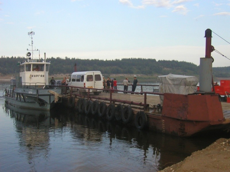 река Печора. Паром Ухта - Вуктыл