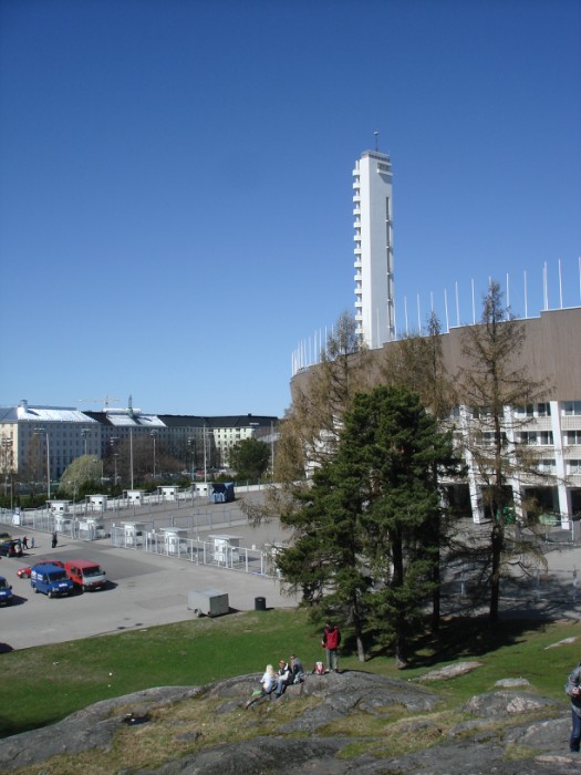 Вид на Олимпийский стадион