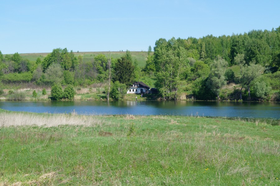 Озеро Глухое (Мякушки, Мякушинское) и оставшийся дом от деревни Мякушки