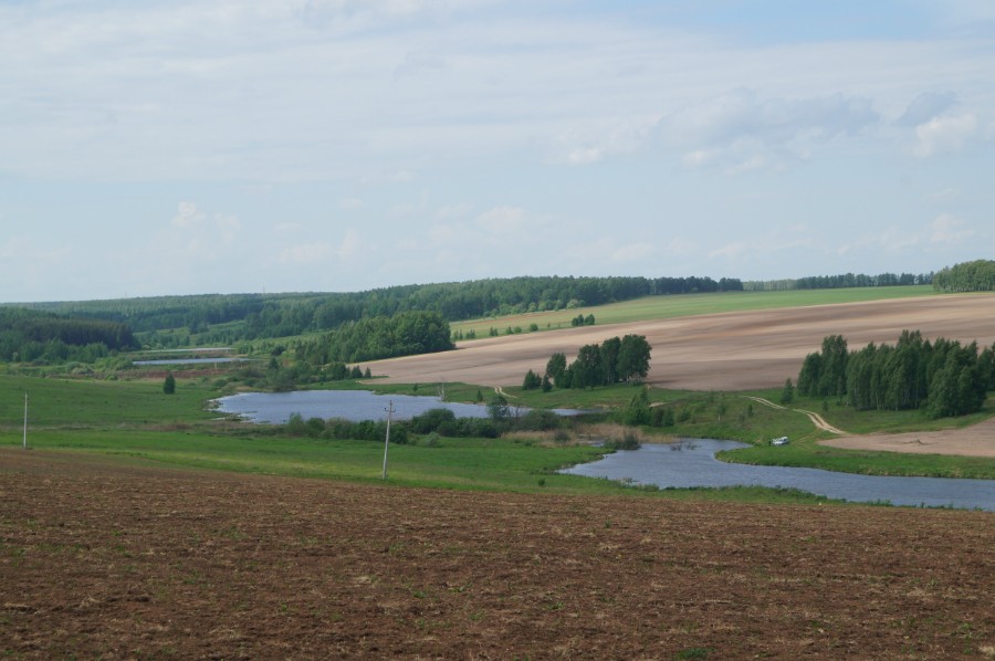 Каскад прудов между деревнями Чаглава и Большое Мокрое (Кстовский район)