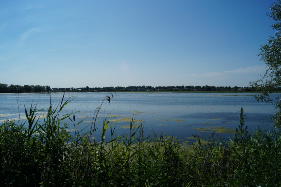 Вадское озеро. Вид с северного берега