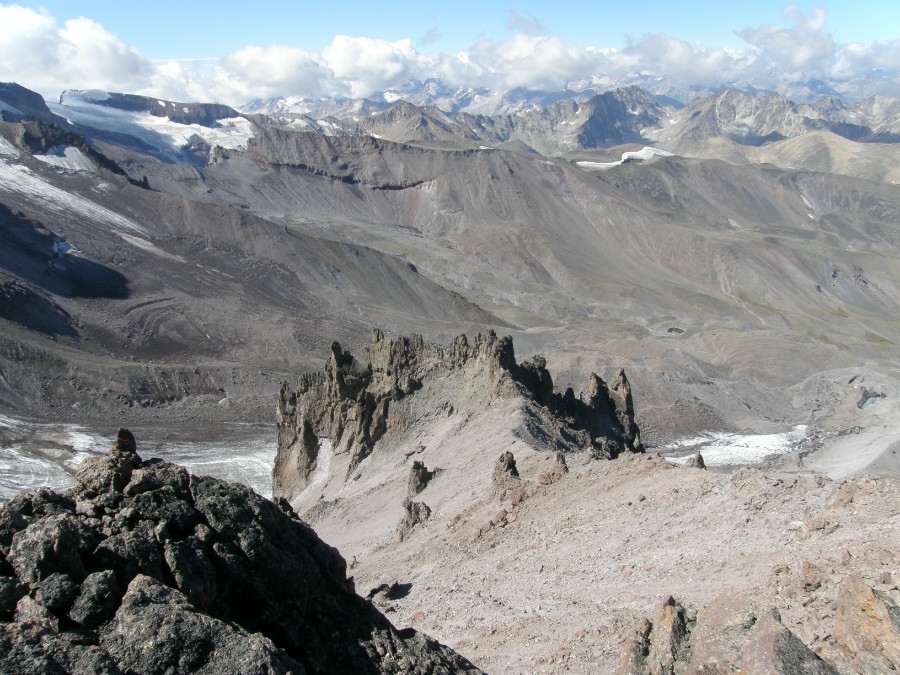Подъём на перевал Фрунзе по варианту со стороны ледника Битиктебе, фото 11