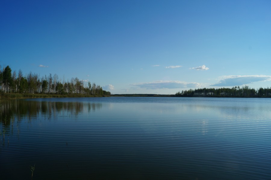 Озеро Камское. На закате