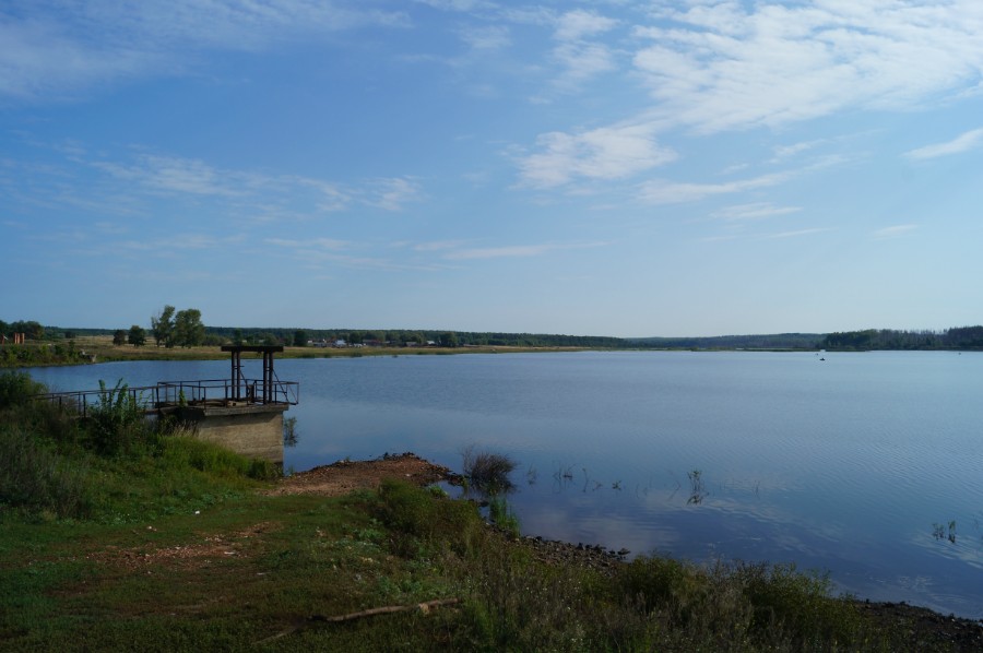 Верхний Илевский пруд. Фото с плотины