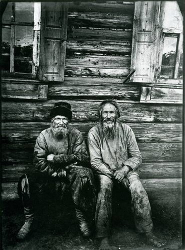 Фото М.П. Дмитриева 1897 года: Семёновский уезд. Типы старообрядцев.