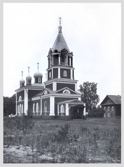 Фото М.П. Дмитриева 1897 год: Троицкая церковь Керженецкого монастыря.