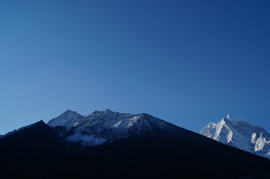 Вечер в Пангбоче (Pangboche, 3985 м)