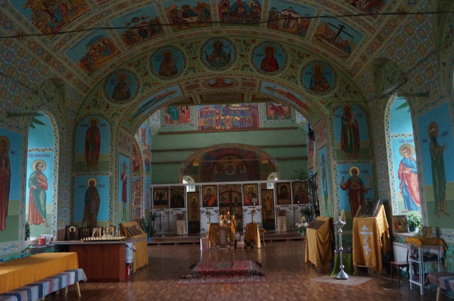 В старообрядческой Казанской церкви Малиновского скита