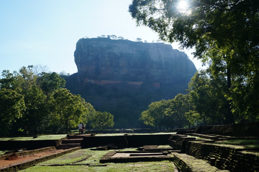     (The Lion Mountain of Sri Lanka).  2