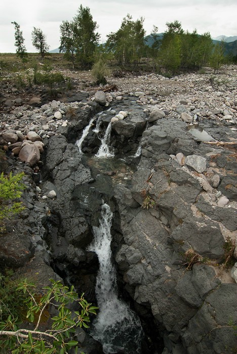 Водопад на Сайлаге, общий вид