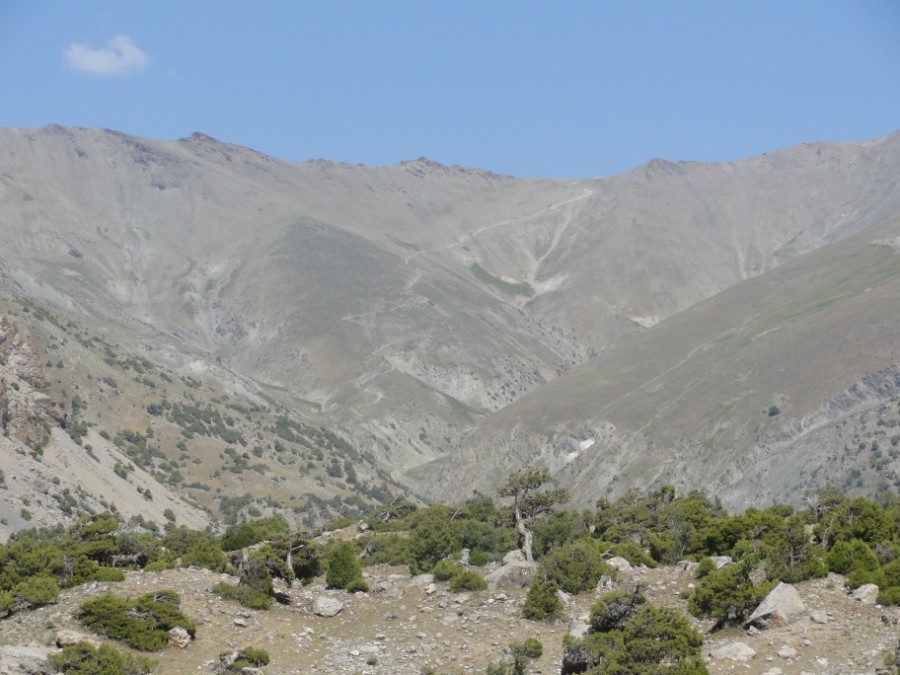 Тропа на перевал Алауддин