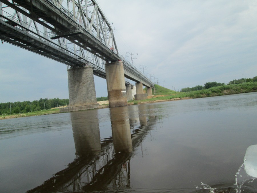 Мост в Ветлужском. Антистапель сразу за мостом