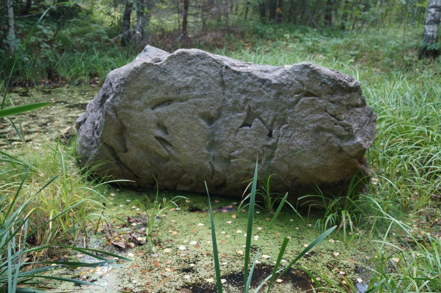 Рунические знаки на камне Вергар
