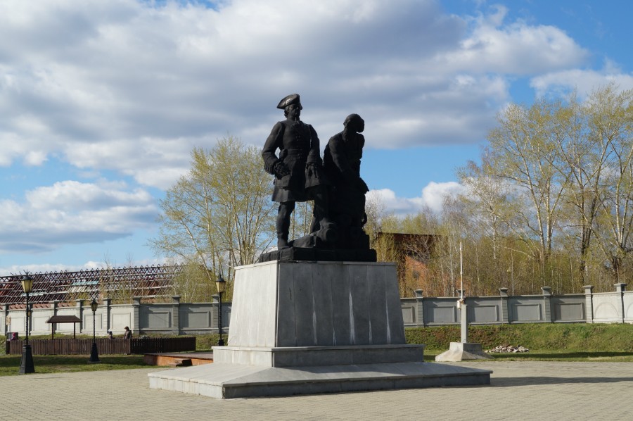 Памятник Петру I и Никите Демидову, г. Невьянск