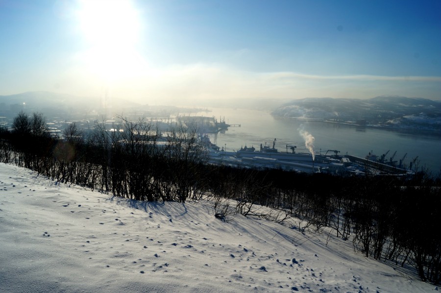 Солнечный день в Мурманске