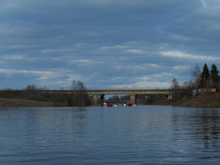 Мост на дороге Плесецк-Североонежск. Конец похода