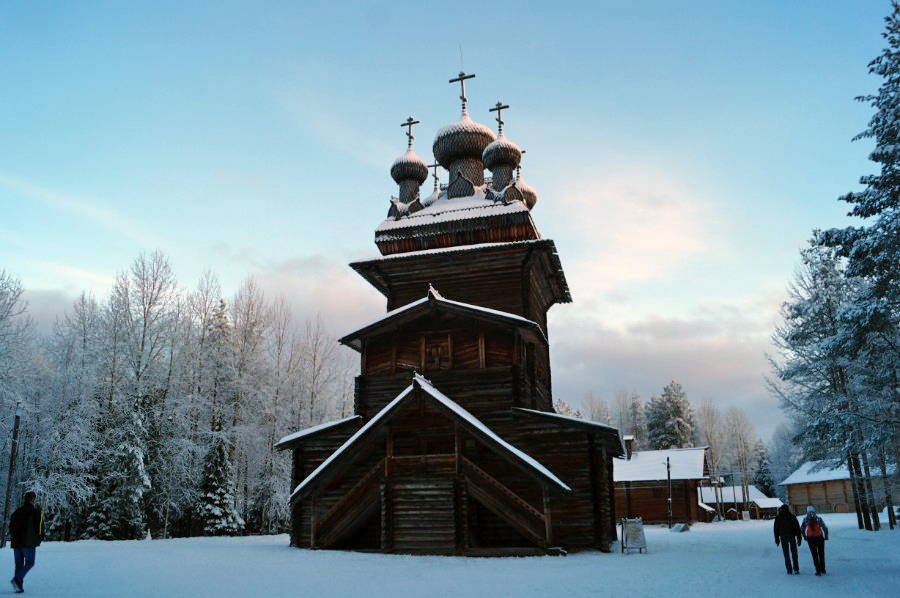 Вознесенская церковь из села Кушерека в Малых Корелах