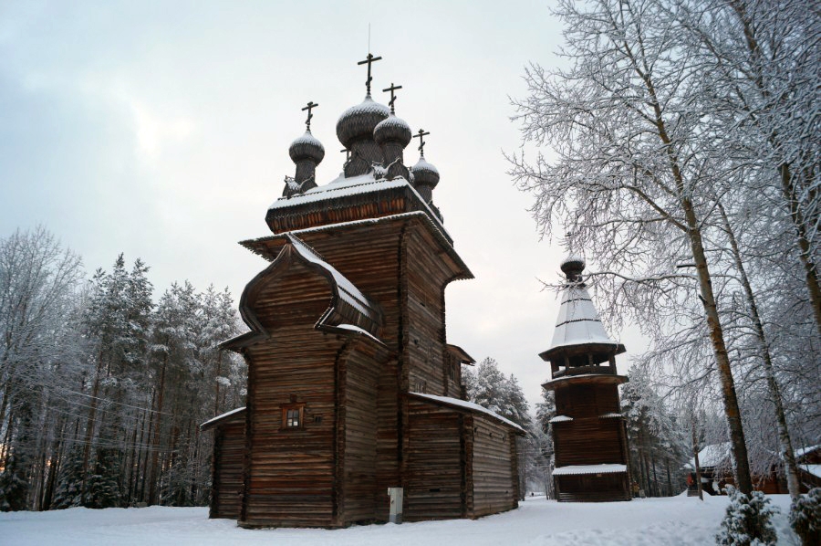 Вознесенская церковь с колокольней в М. Корелах, фото 2