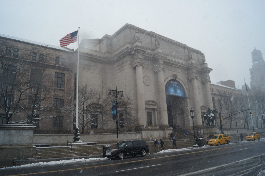 Главный вход в здание Американского музея естественной истории