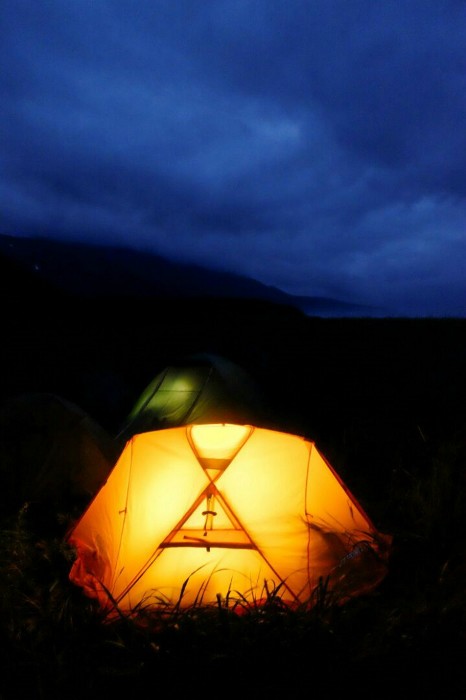 Палатка - это маленький мир