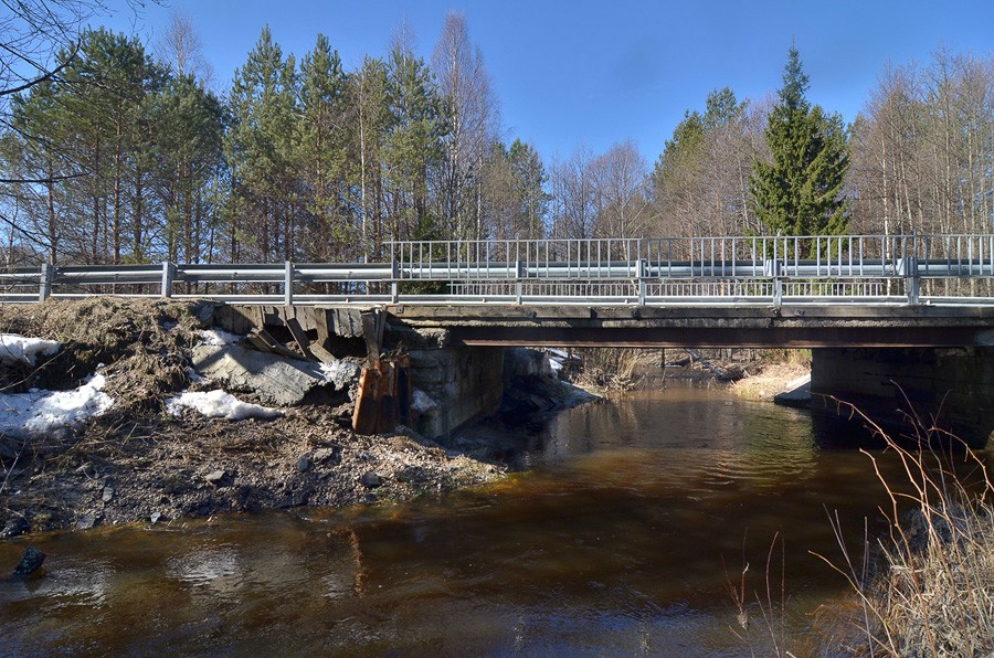 Оловягинский мост (вид сверху по течению)
