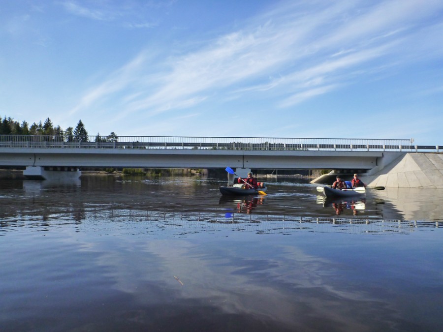 Новый автомобильный мост в Высокинском