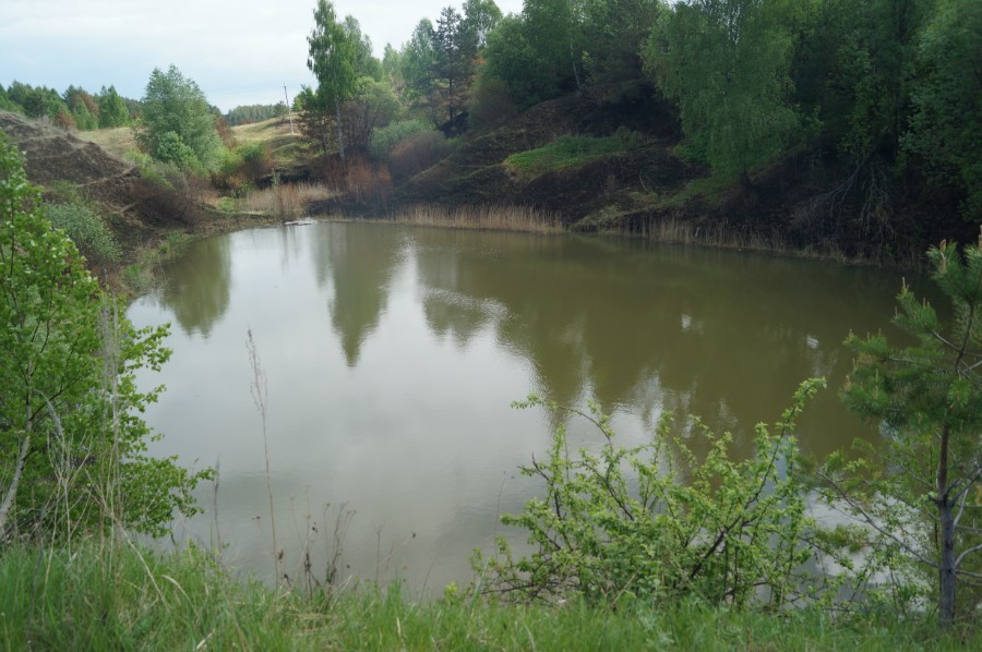 Озеро Прорва - типичная карстовая воронка