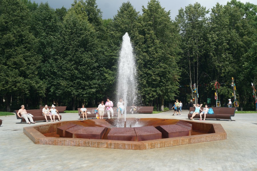 Муравьевский фонтан в Старой Руссе