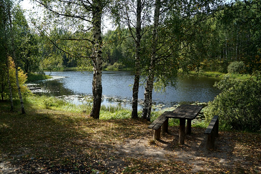 Стоянка на озере Журавлёво (д. Бобровка)