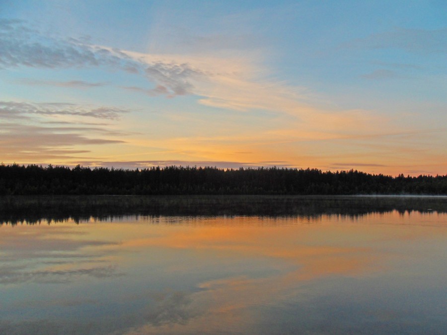Рассвет на озере Западное. Фото 2