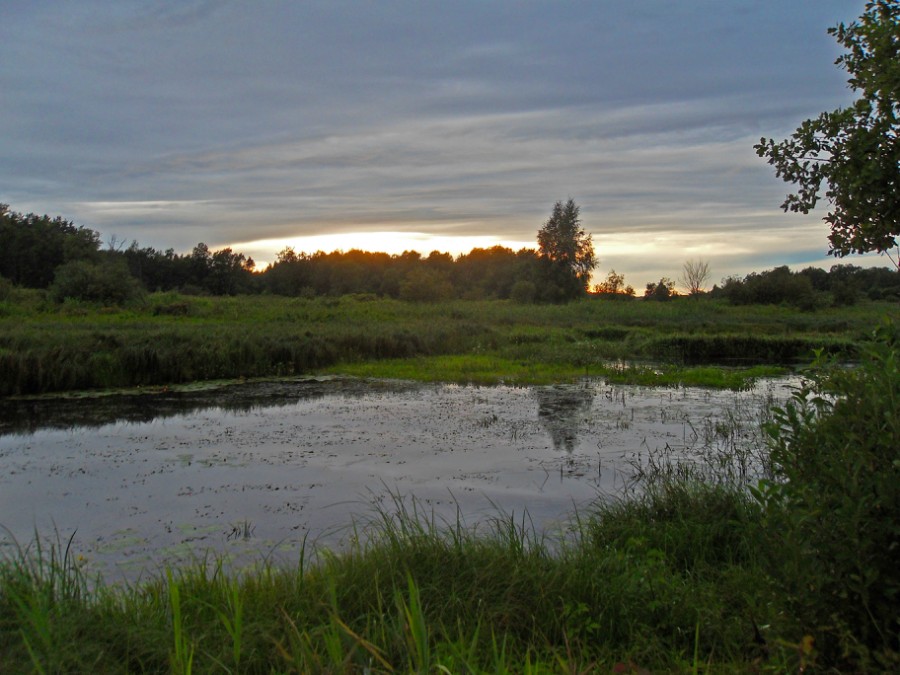 Закат над речкой Исток. Фото 1