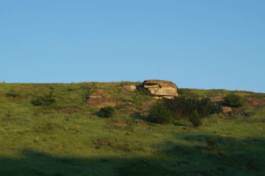 Вид на Воргольские скалы от места стоянки