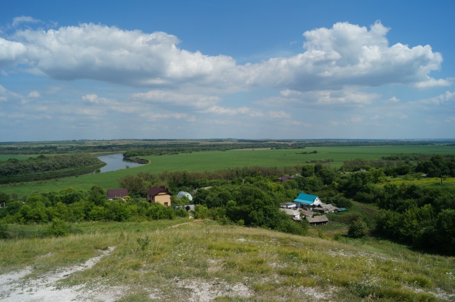 Вид на Дон по дороге в Костенки