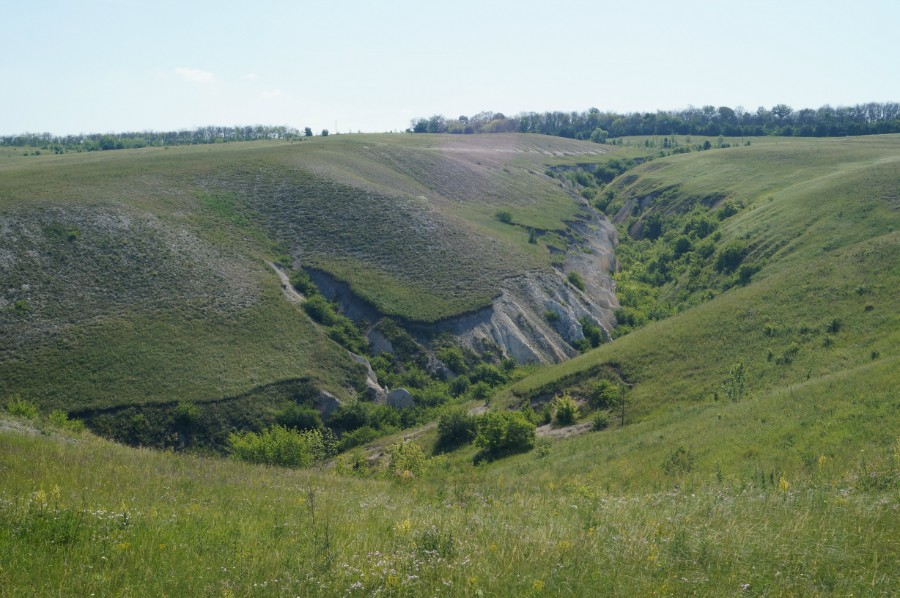 Дивногорский меловой каньон