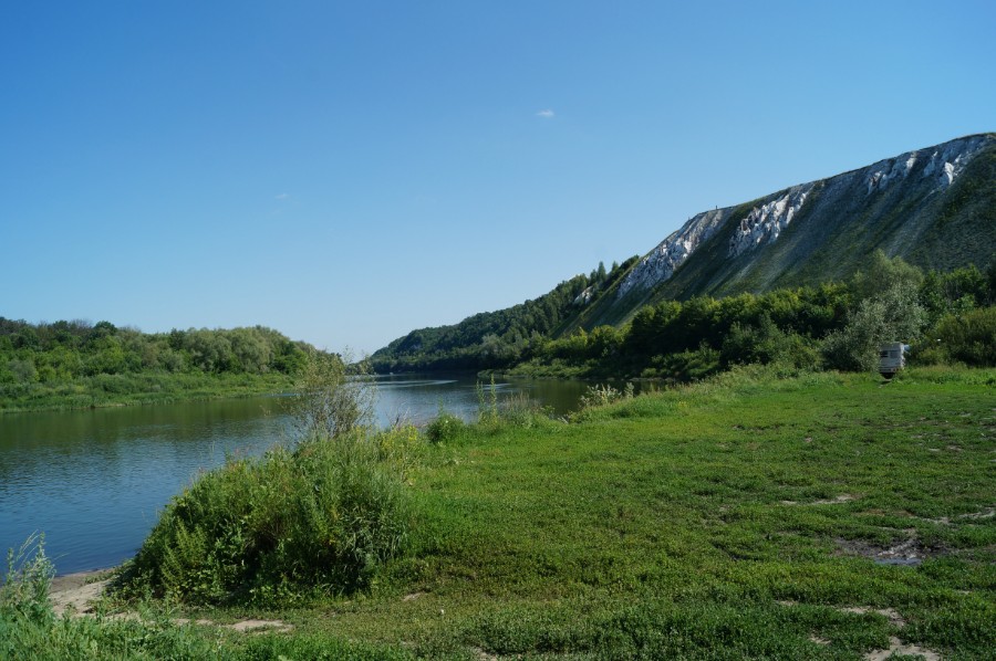 Место ночевки на берегу реки Дон, недалеко от хутора Кирпичи