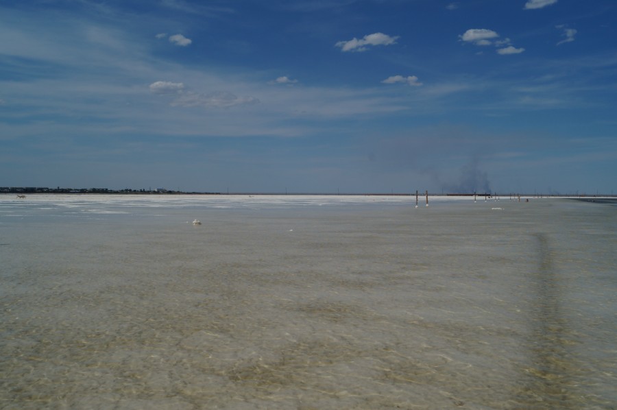 Соляные поля озера Баскунчак