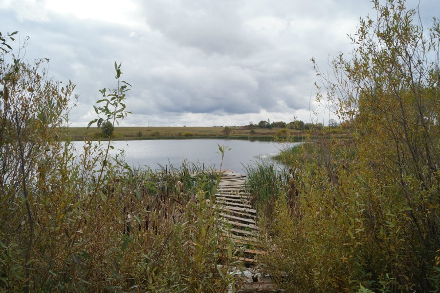Мостки на озере Хохловское
