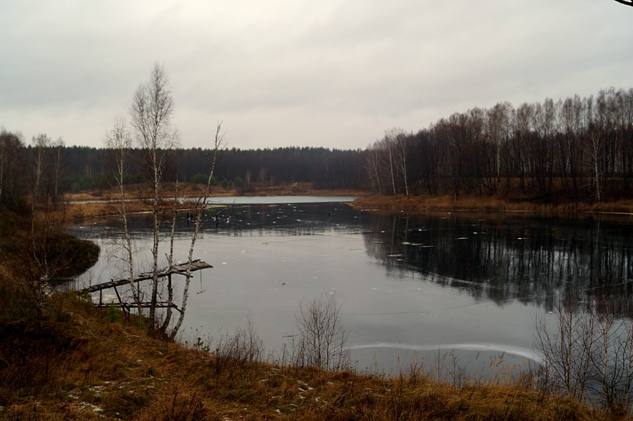Озеро Ключик поздней осенью фото 2