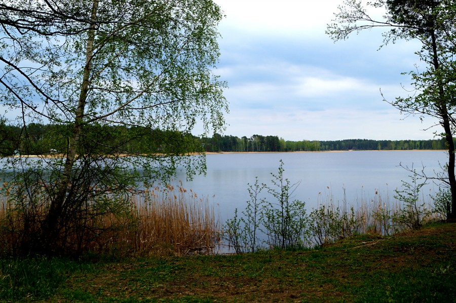 Озеро Большое Святое (Дедовское) с одной из западных стоянок