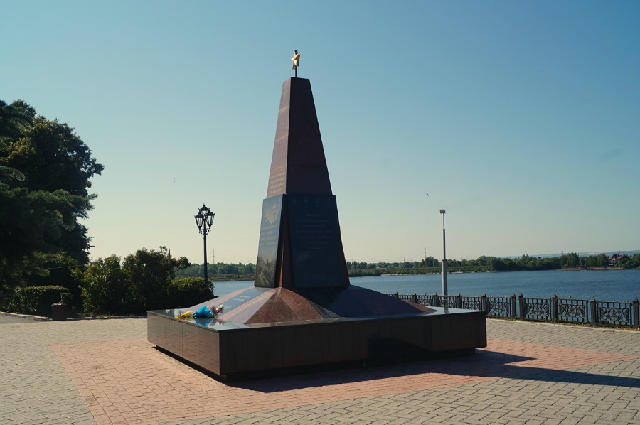 На территории Сызраньского кремля. Мемориал памяти погибшим в ВОВ