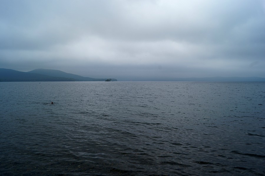 На озере Тургояк