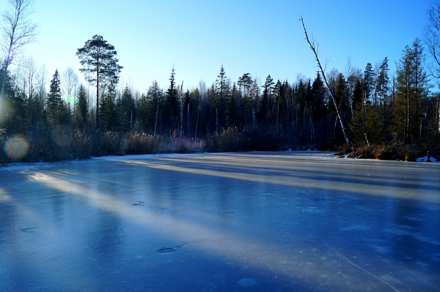 На льду озера Двойное