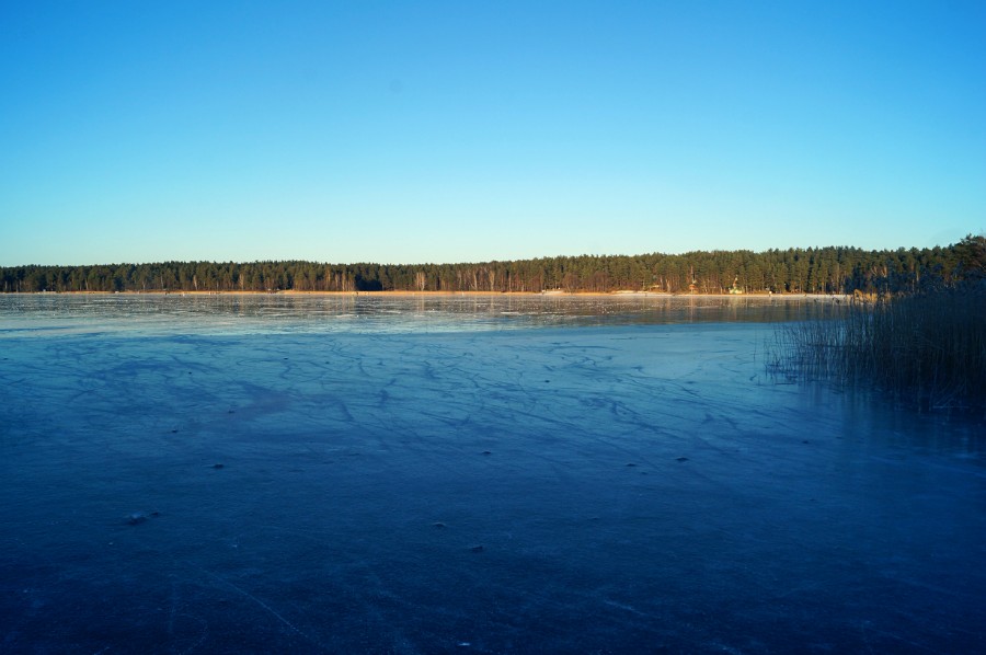 Озеро Большое Святое (Дедовское) зимой