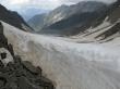 Вид с перевала Голубева на ледник Юном