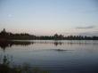 Вечернее купание на озере Малая Гарава