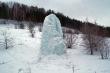 Ледяная елка. Замерзающий зимой фонтан от бьющего родника, фото 4