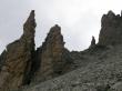 Скалы в районе перевала Куршоу нижний (западный)