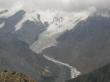 Вид на ледник Кукуртли с перевала Куршоу нижний (западный)