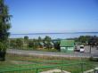 Вид на Плещеево озеро от музея-усадьбы "Ботик Петра I"