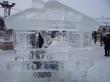 Ледяные скульптуры на центральной площади Костромы